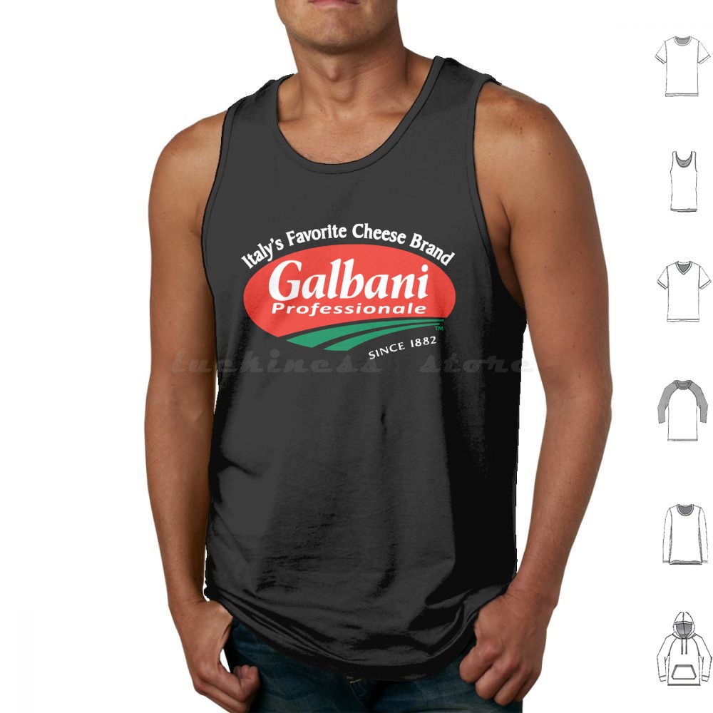 Logo Food Snack - Tank Top Logo Asli Galbani Resmi,