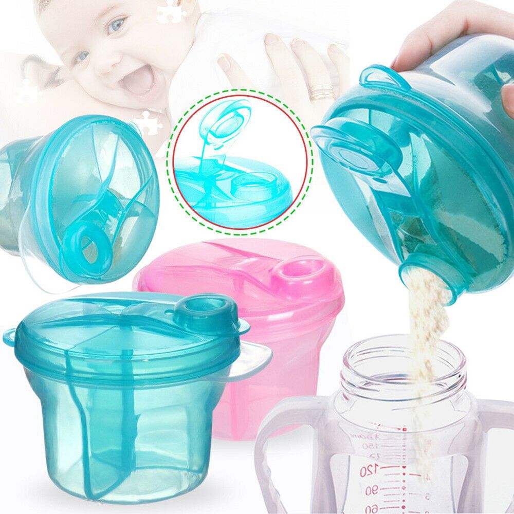 Food Snacks For 1 Year Old - Dispenser susu bubuk bayi, 3 dosis