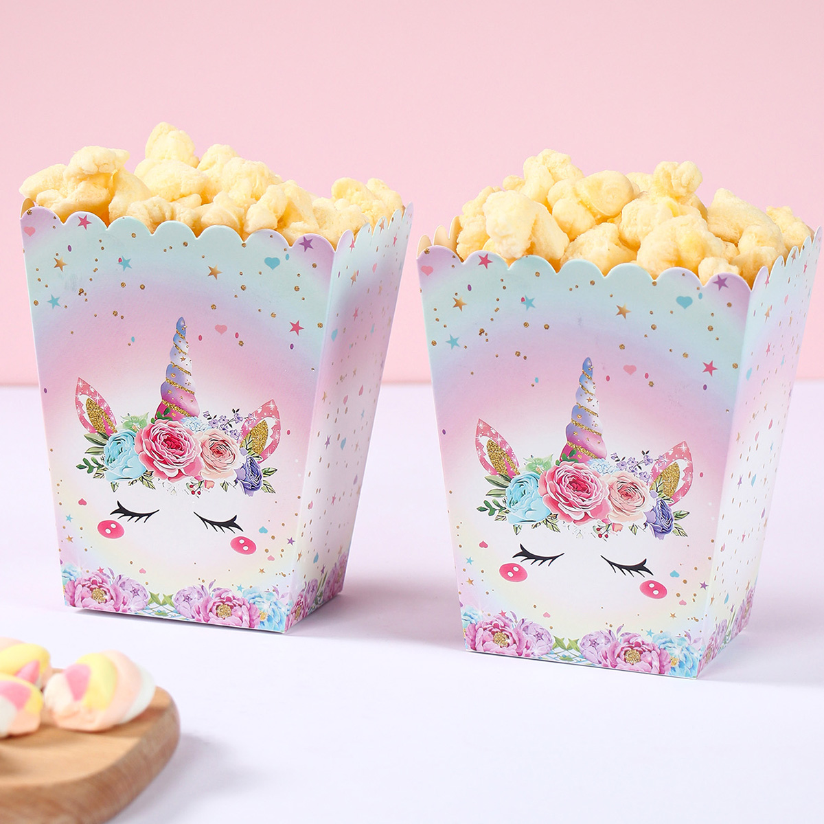 Food Snacks For Kids Party - 8 buah kertas karton permen kotak