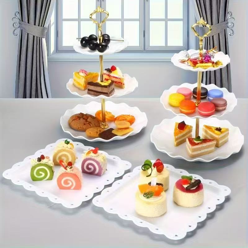 Food Snacks For 1 Year Old - 1/3/4/5 Buah Set Nampan Makanan Dekoratif