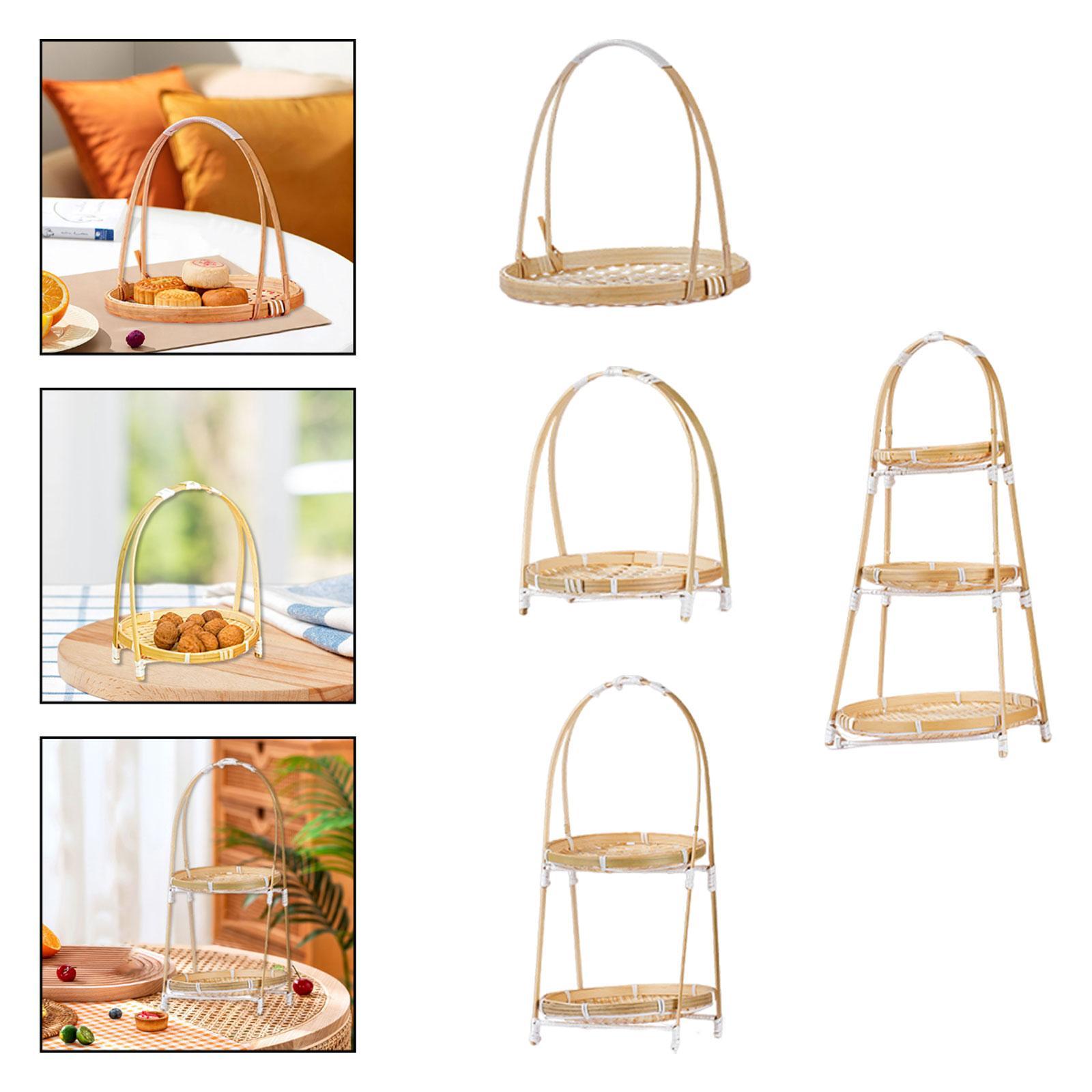 Snacks Food Gift Baskets - Keranjang Anyaman Bambu Serbaguna untuk Menyimpan