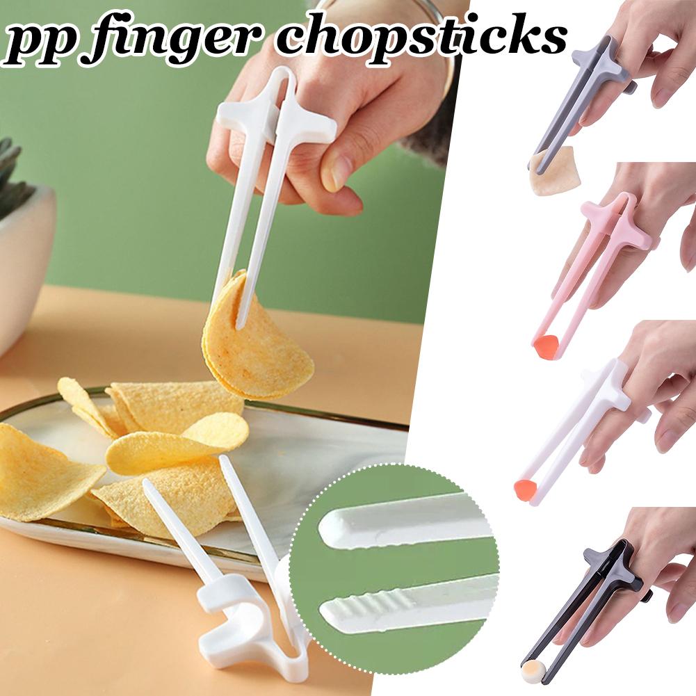 Food Snacks Game - Penjepit Makanan Jari, Klip Cincin Praktis,