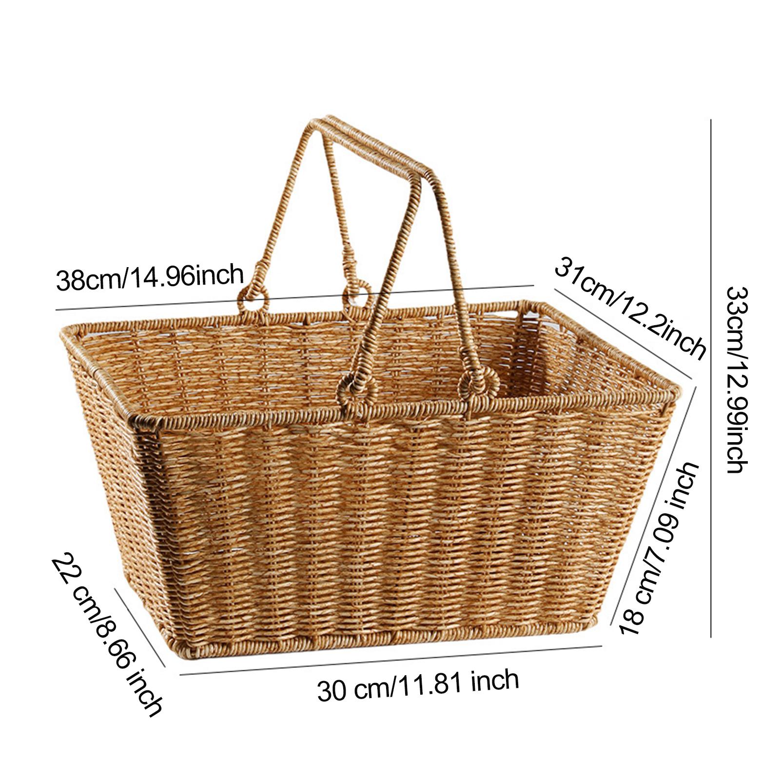 Keranjang Penyimpanan Piknik d - Snacks Food Gift Baskets ulasan dan harga