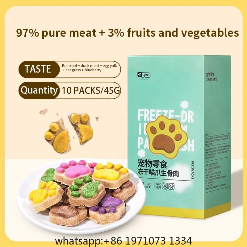 Camilan Kucing Beku Kering Tin - Food And Snacks High In Protein ulasan dan harga