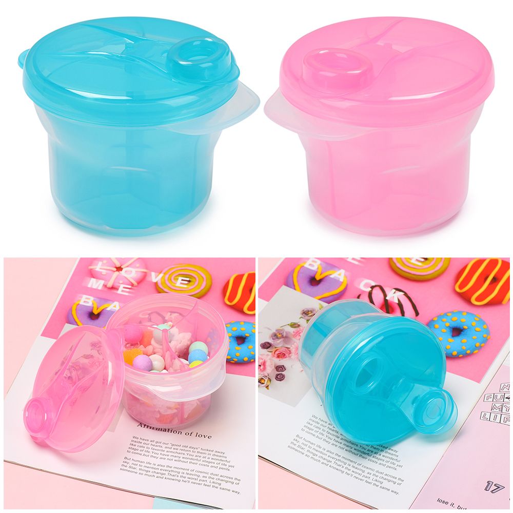 Dispenser susu bubuk bayi, 3 d - Food Snacks For 1 Year Old ulasan dan harga