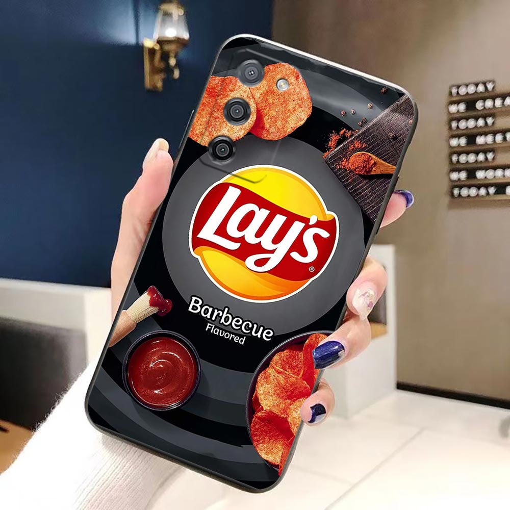 Casing Ponsel untuk OPPO A5X A - Logo Food Snack ulasan dan harga