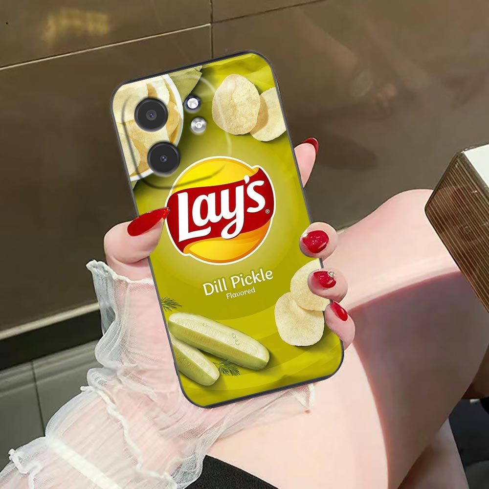 Casing Ponsel Snack Food Potat - Logo Food Snack ulasan dan harga