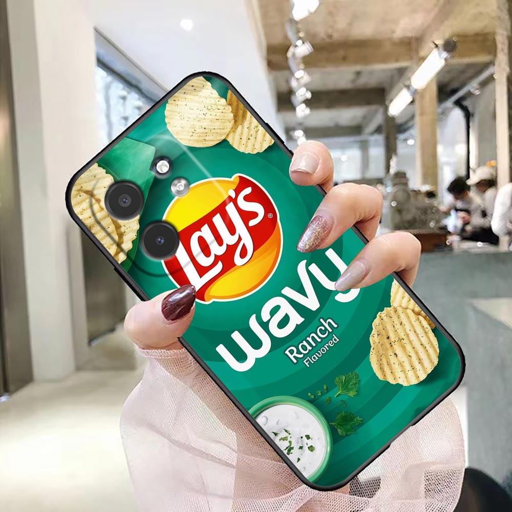 Casing Ponsel Snack Food Potat - Logo Food Snack ulasan dan harga