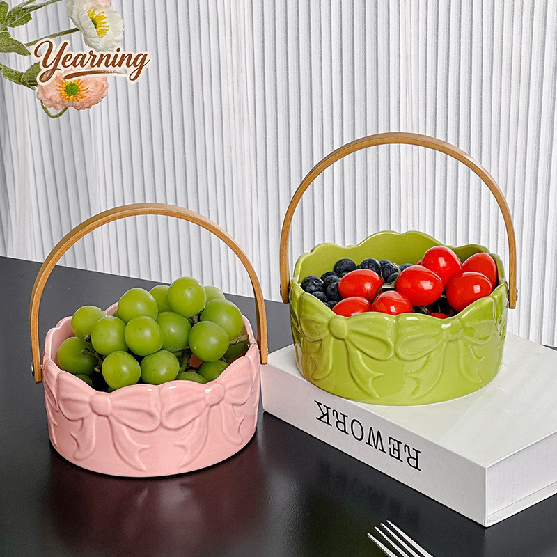 Keranjang Buah Keramik Gagang  - Snacks Food Gift Baskets ulasan dan harga