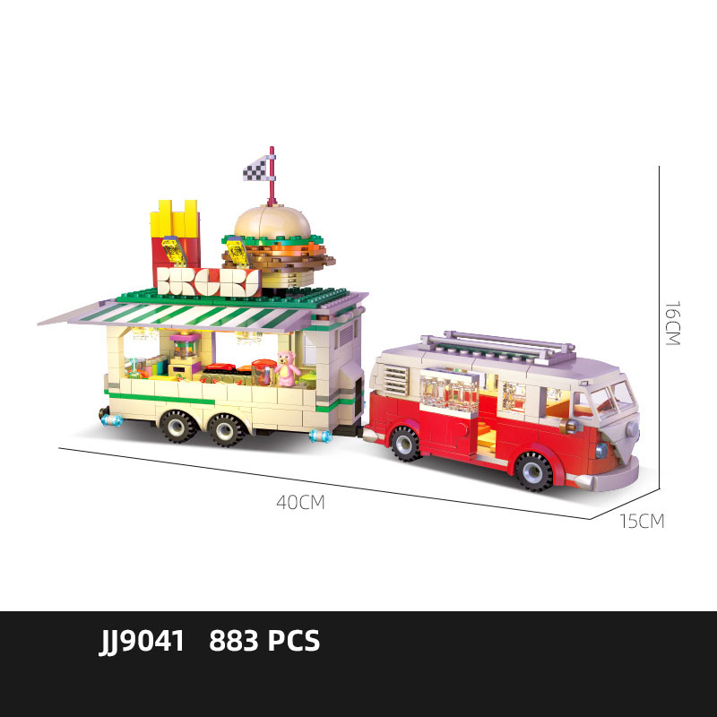 Mainan Blok Bangunan Kreatif C - Food Snacks To Eat ulasan dan harga