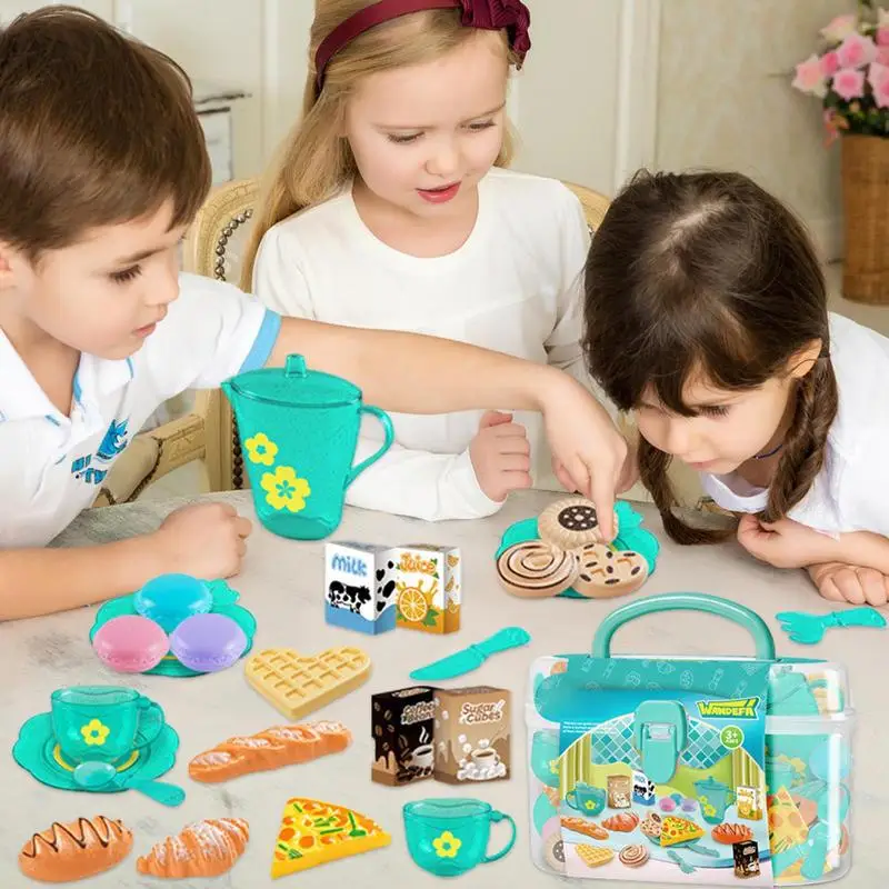 Set Teh Mainan untuk Gadis Kec - Food Snacks For Kids Party ulasan dan harga