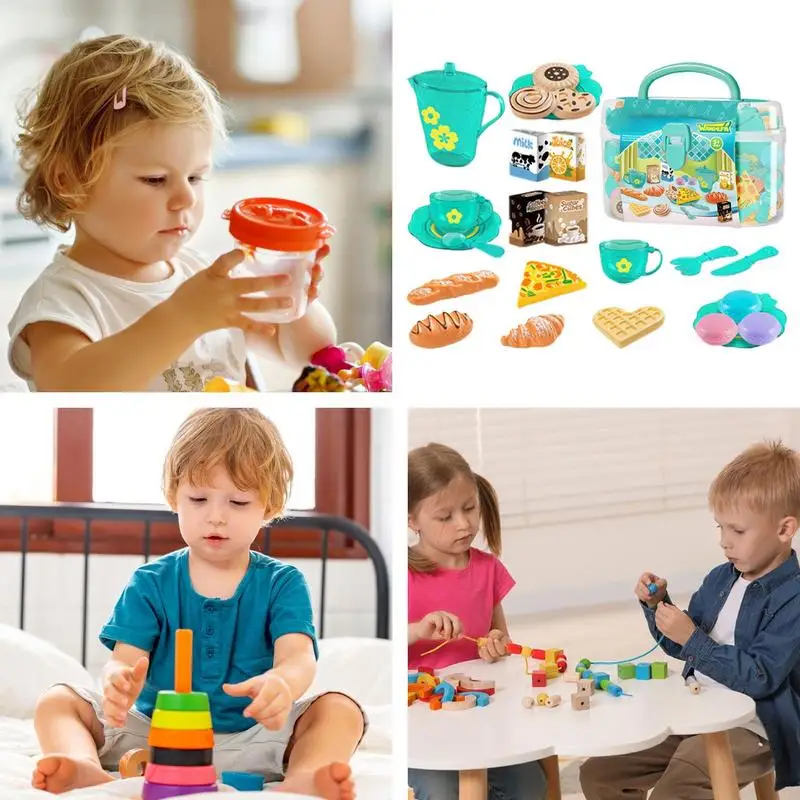 Set Teh Mainan untuk Gadis Kec - Food Snacks For Kids Party ulasan dan harga