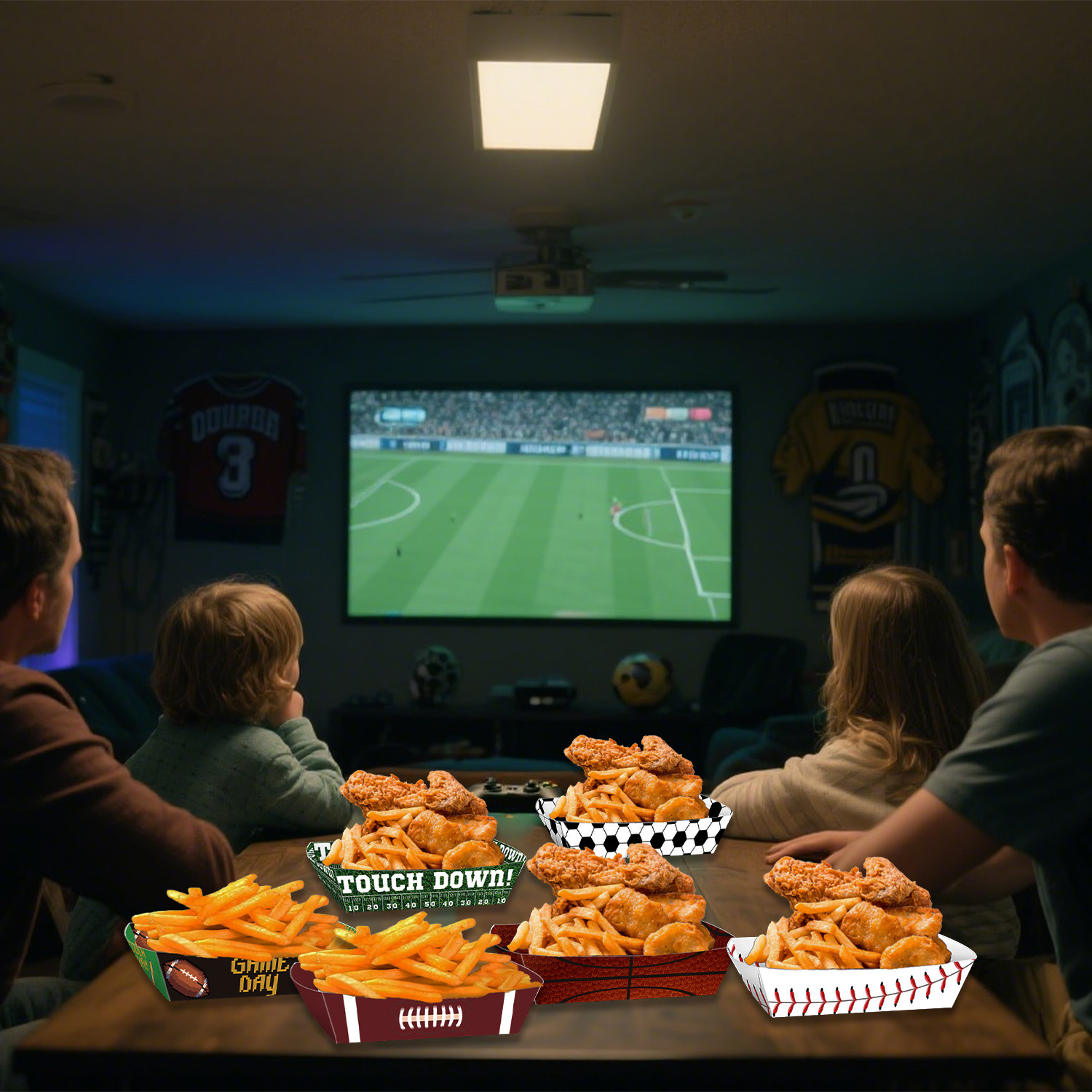 Dekorasi Pesta Bertema Bola Ol - Food Snacks For Kids Party ulasan dan harga