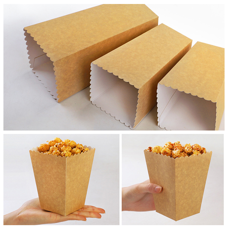 24 Buah/Lot Kotak Popcorn Kert - Food Snacks For Kids Party ulasan dan harga