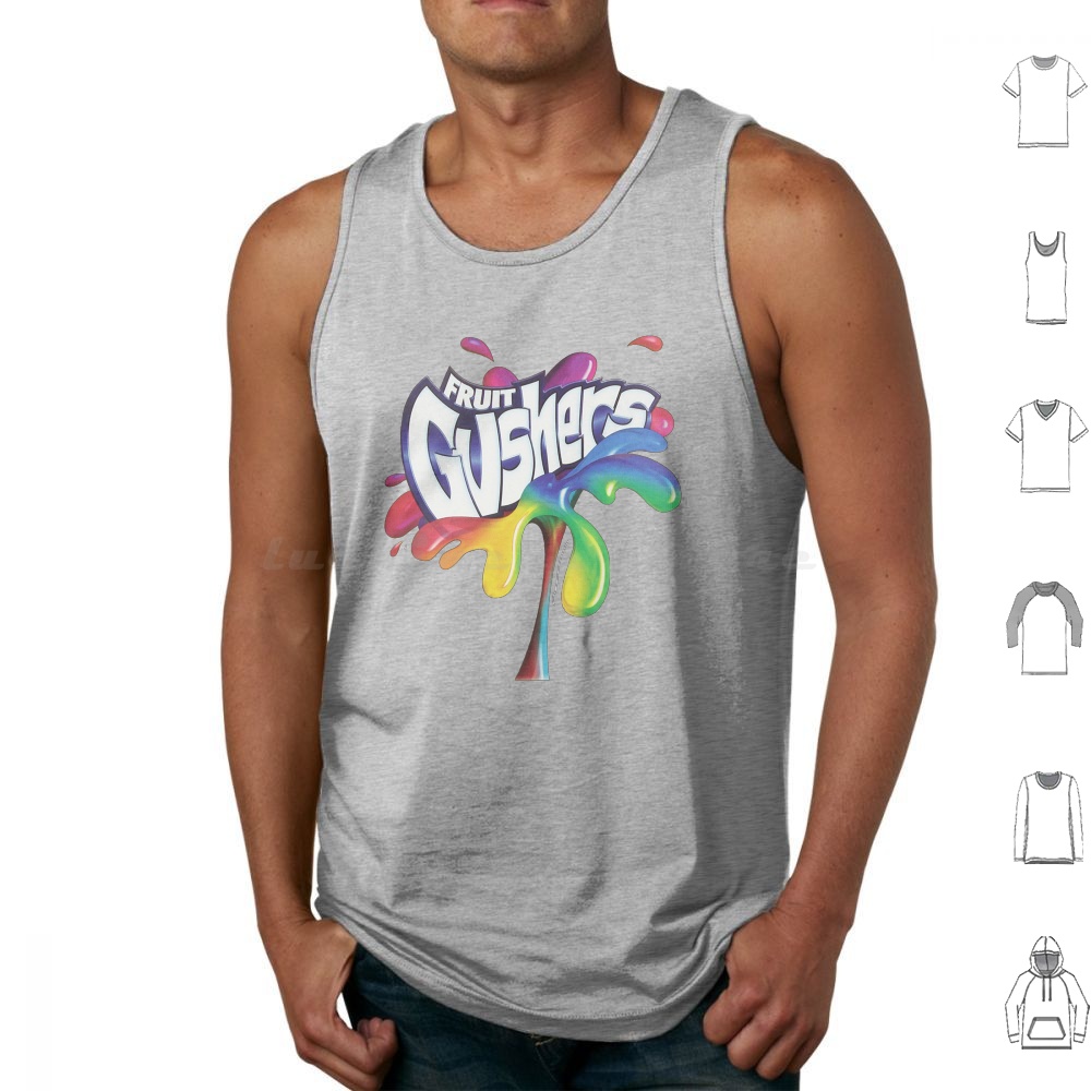 Fruit Gushers 90s Logo Tank To - Logo Food Snack ulasan dan harga