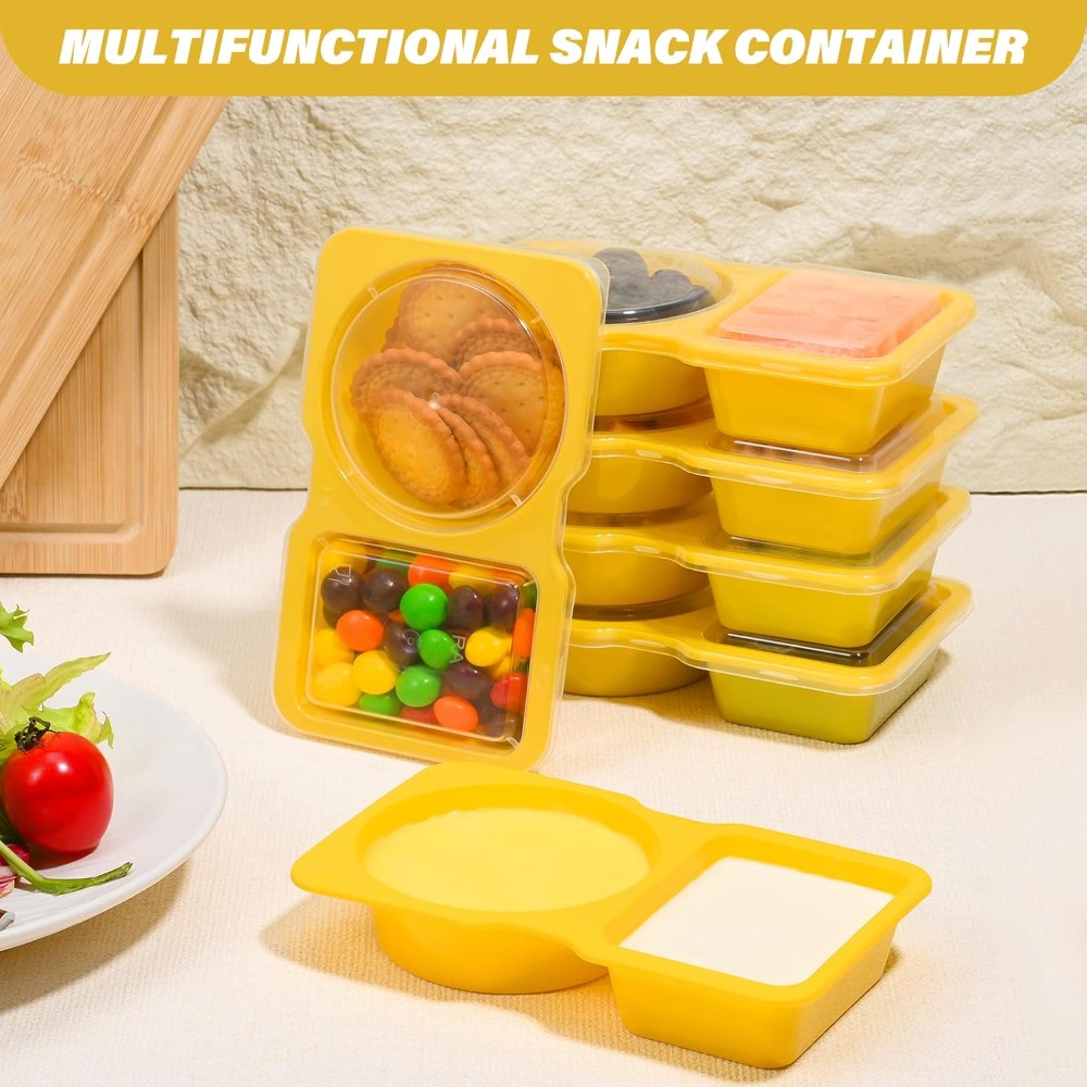 2 Kompartemen Wadah Plastik Se - Food Snacks For Kids Party ulasan dan harga