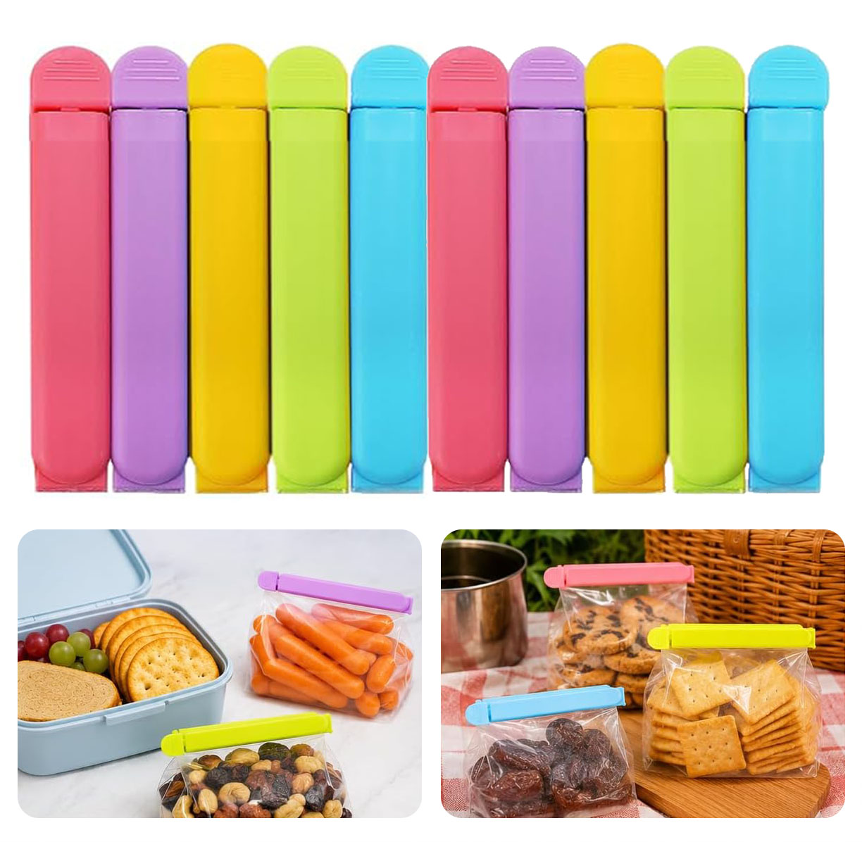Klip Penyimpanan Makanan Berwa - Snacks Food Gift Baskets ulasan dan harga