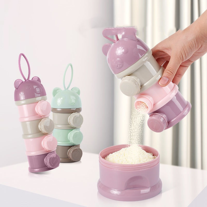 Wadah Susu Bubuk Bayi Beruang  - Food Snacks For 1 Year Old ulasan dan harga