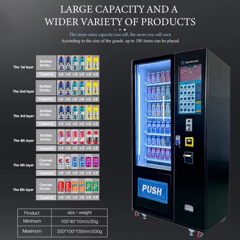 Mesin Vending Makanan Pintar R - Logo Food Snack ulasan dan harga